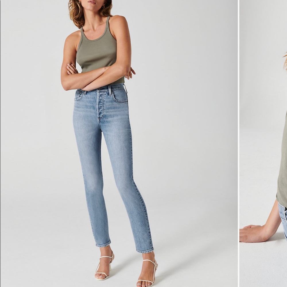 ARITZIA DENIM FORUM YOKO HIGH WAIST JEANS